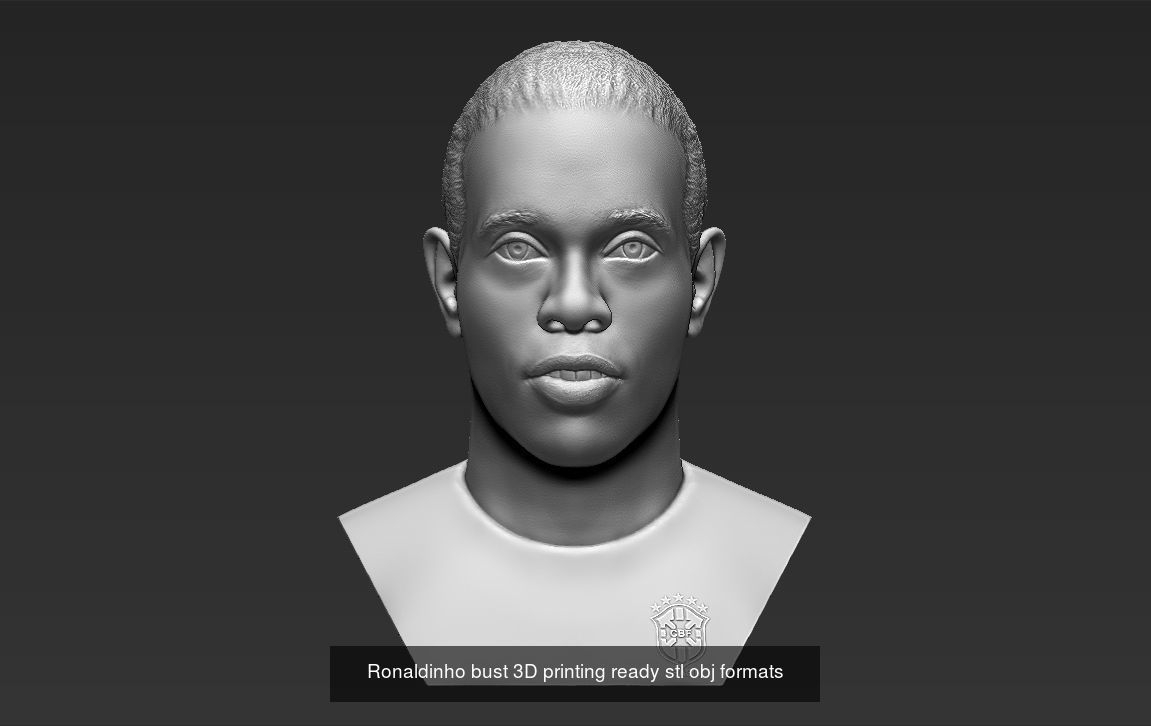 Famous Football figurines and busts for 3D printing 3D Model Collection_9