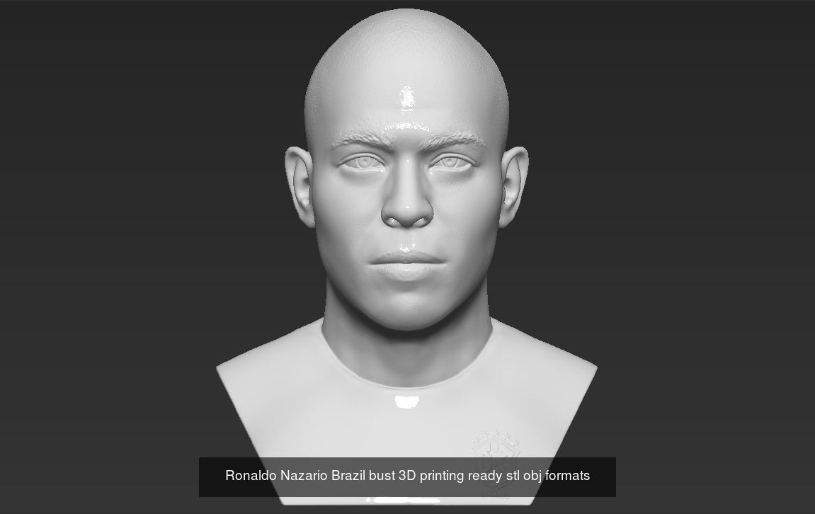 Famous Football figurines and busts for 3D printing 3D Model Collection_8