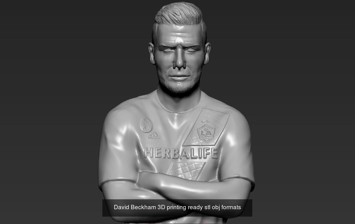 Famous Football figurines and busts for 3D printing 3D Model Collection_17