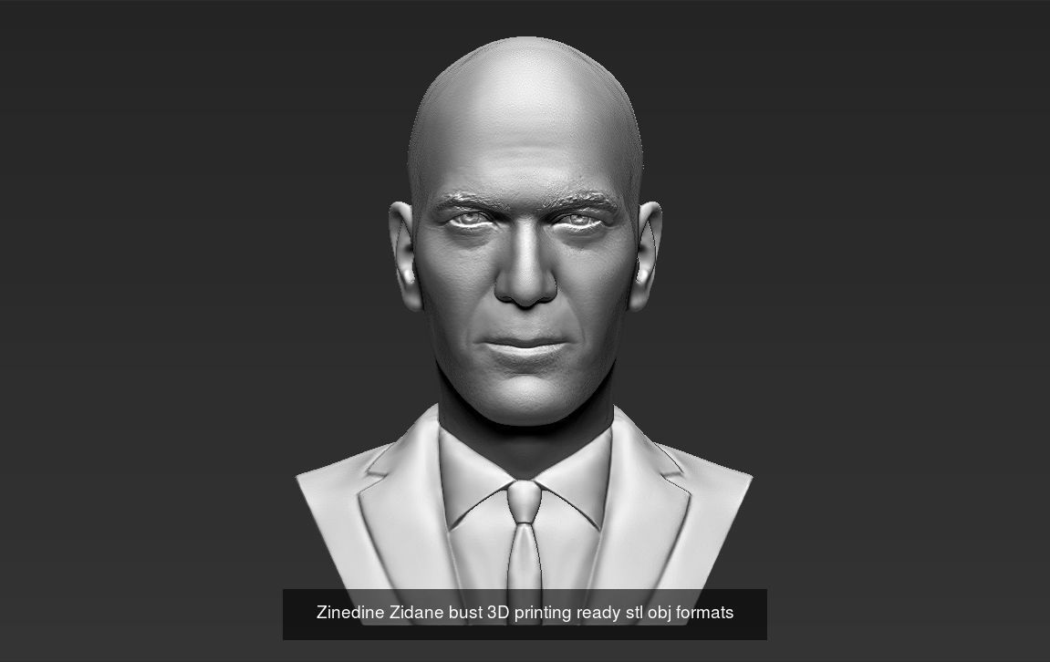 Famous Football figurines and busts for 3D printing 3D Model Collection_7