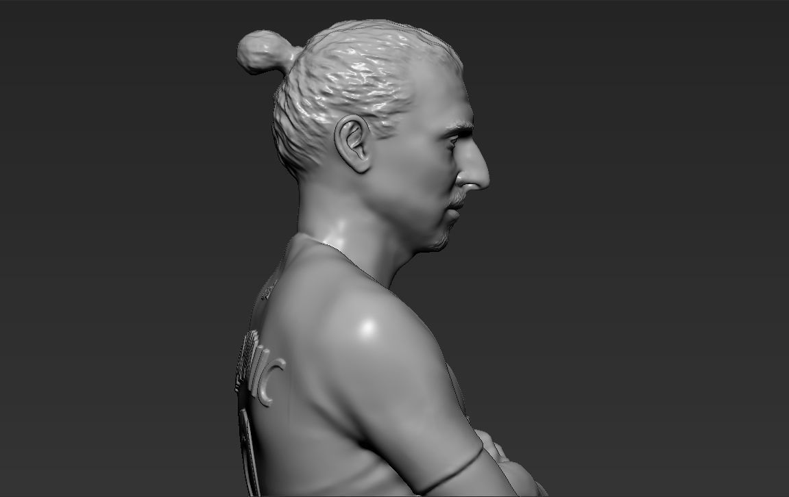 Famous Football figurines and busts for 3D printing 3D Model Collection_62