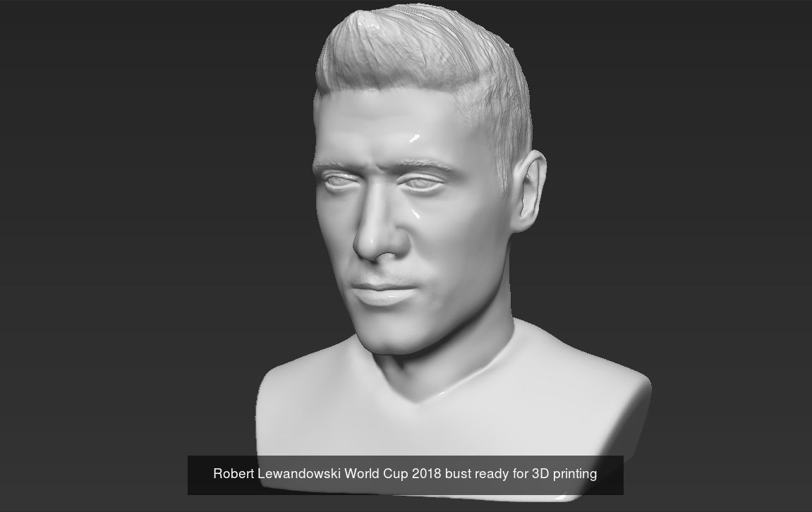 Famous Football figurines and busts for 3D printing 3D Model Collection_19