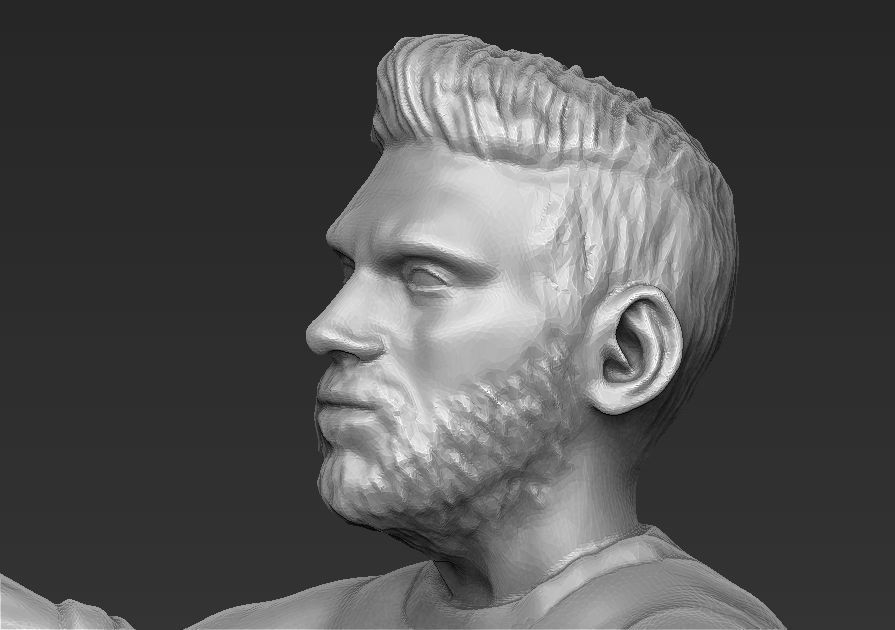 Famous Football figurines and busts for 3D printing 3D Model Collection_26