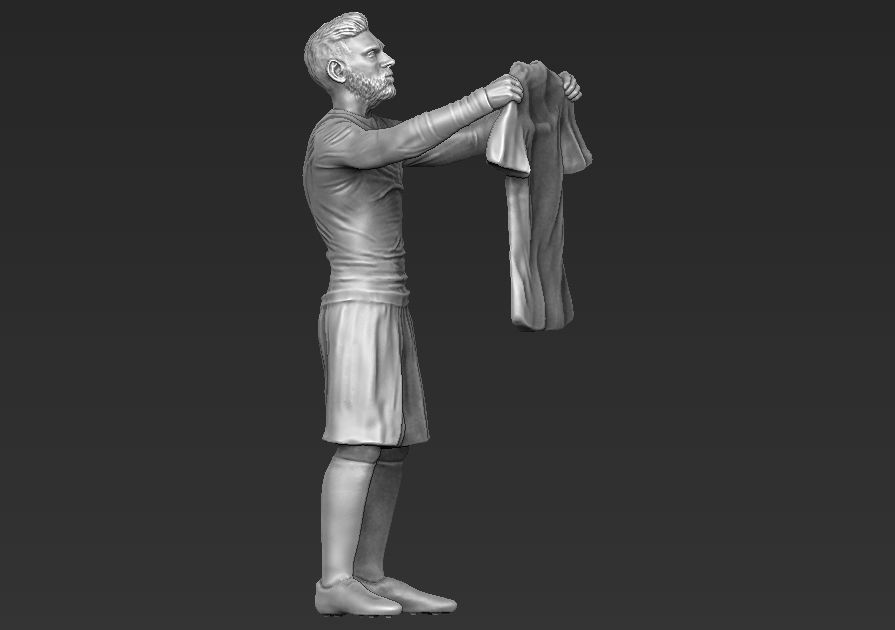 Famous Football figurines and busts for 3D printing 3D Model Collection_24