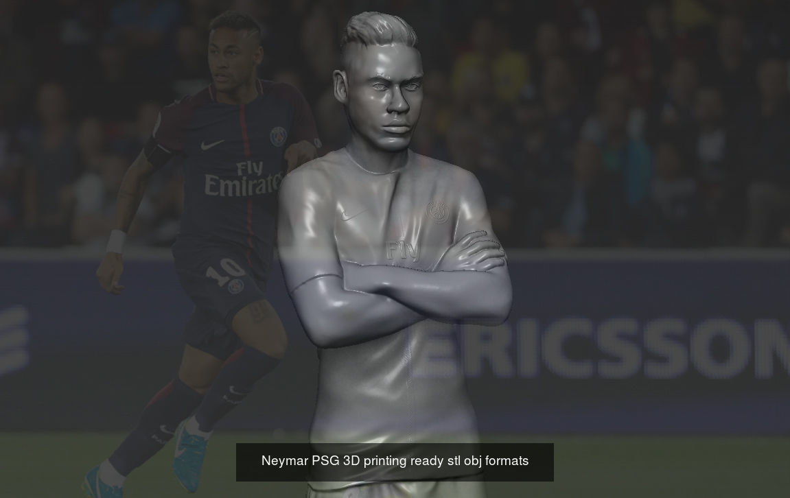 Famous Football figurines and busts for 3D printing 3D Model Collection_13
