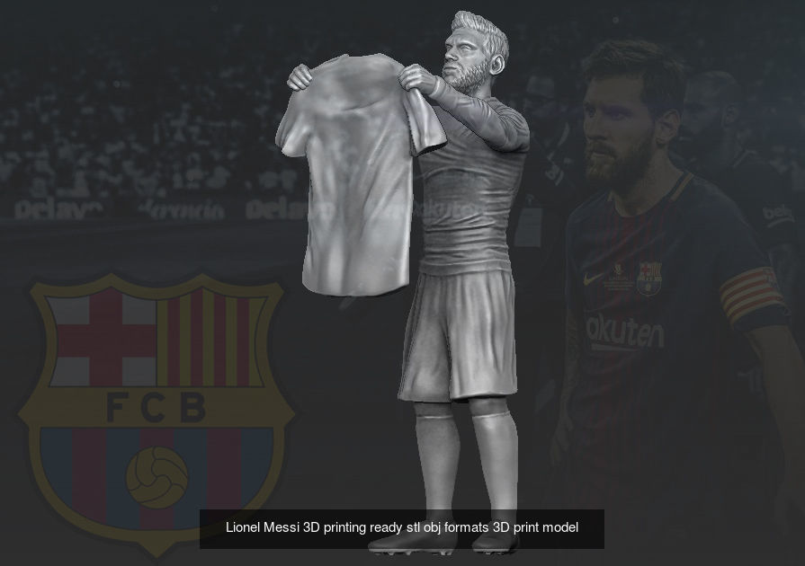 Famous Football figurines and busts for 3D printing 3D Model Collection_4