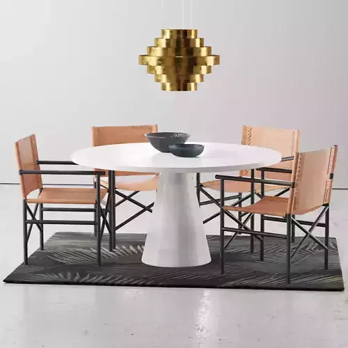 Loft Dining Leather chair set