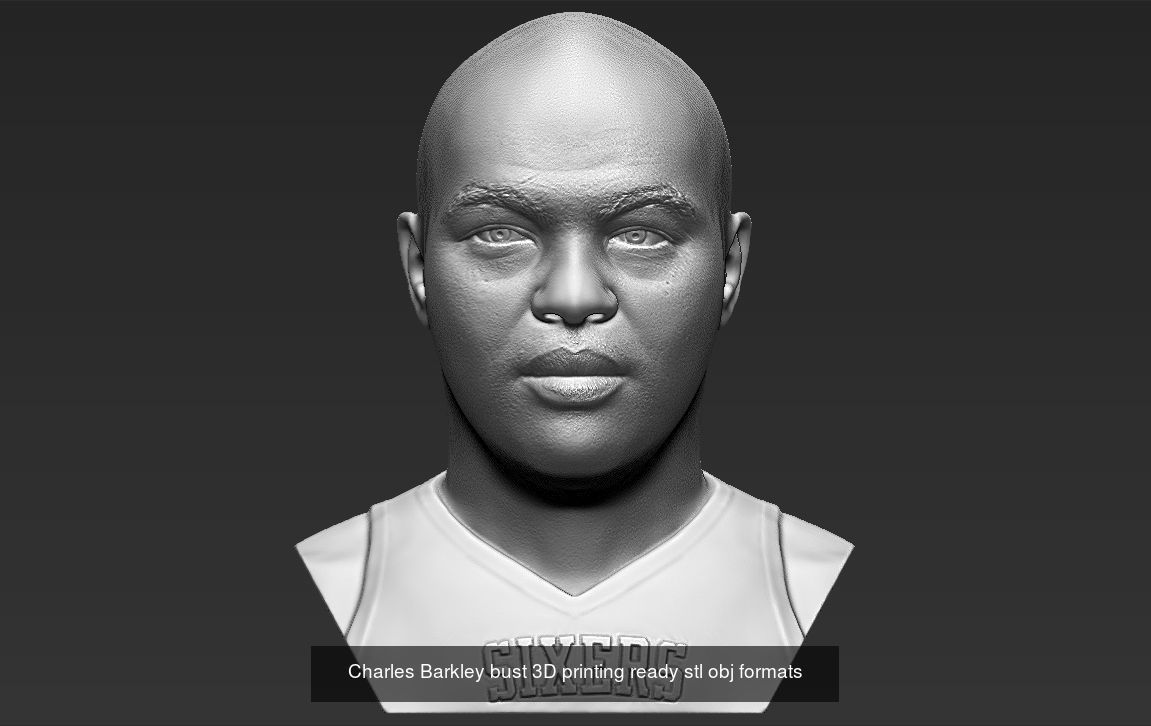 NBA Players 3D printing ready stl obj formats 3D Model Collection_7