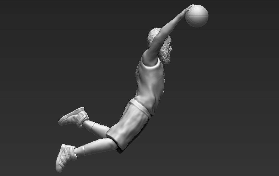 NBA Players 3D printing ready stl obj formats 3D Model Collection_46