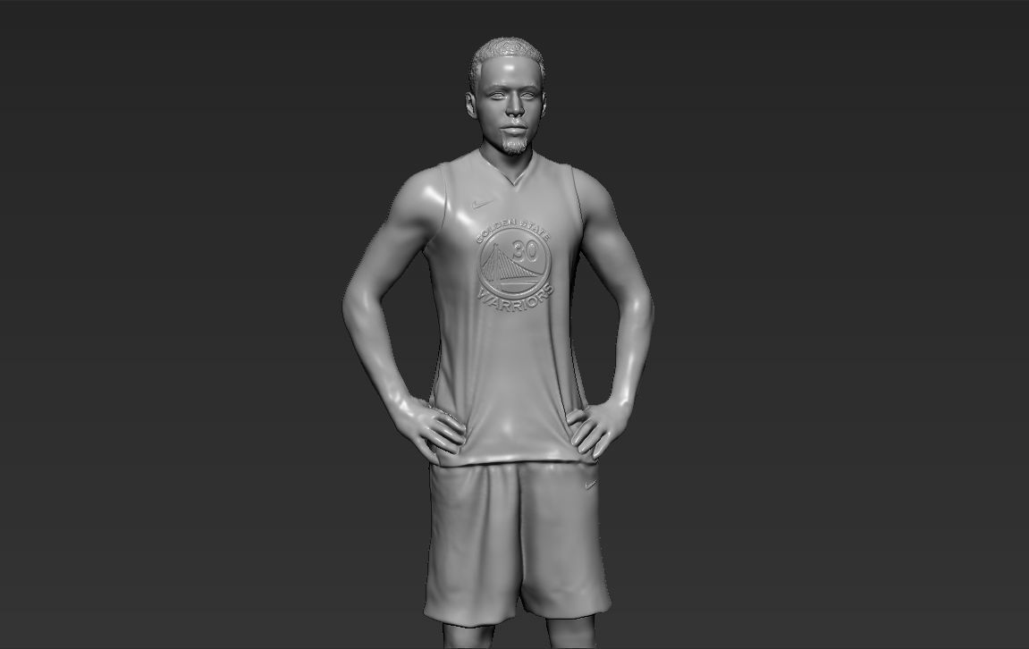 NBA Players 3D printing ready stl obj formats 3D Model Collection_54