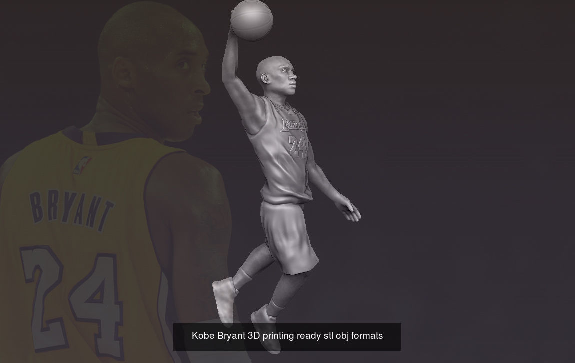 NBA Players 3D printing ready stl obj formats 3D Model Collection_17