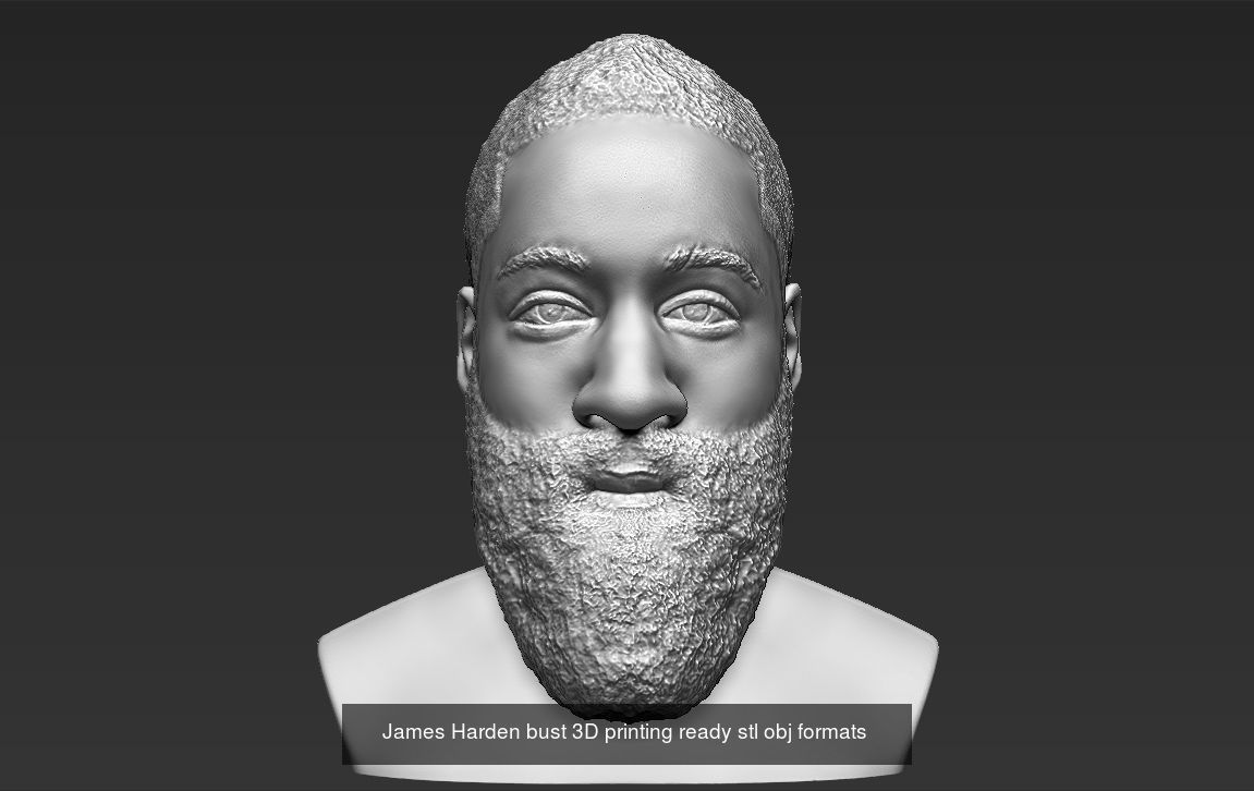 NBA Players 3D printing ready stl obj formats 3D Model Collection_23