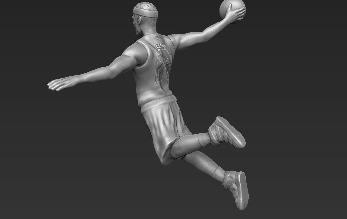 NBA Players 3D printing ready stl obj formats 3D Model Collection_41