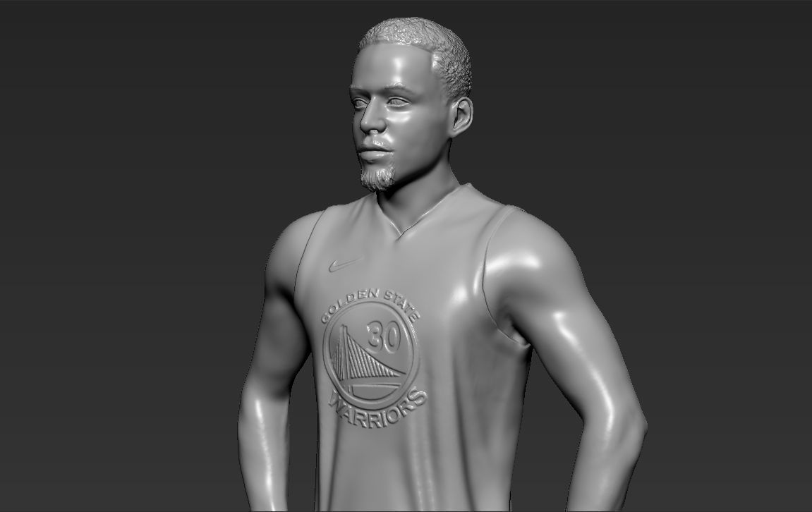 NBA Players 3D printing ready stl obj formats 3D Model Collection_55