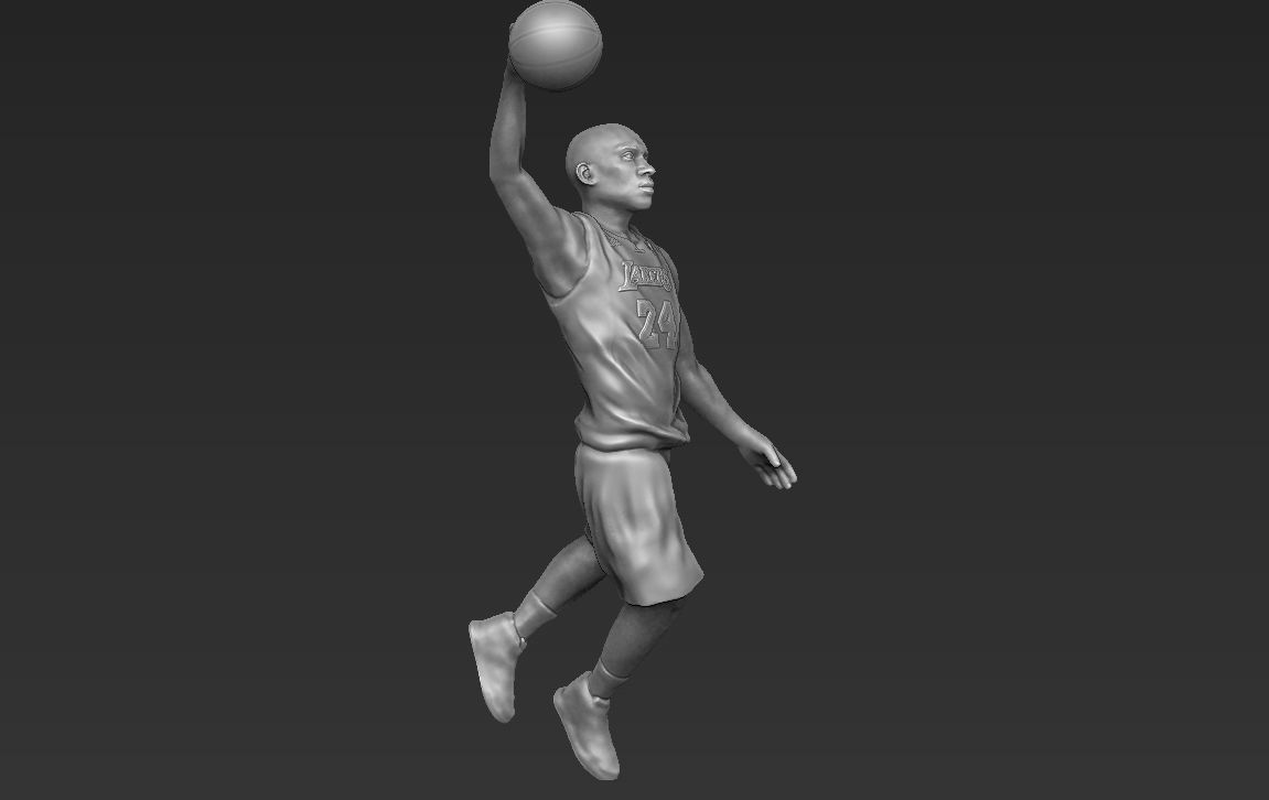 NBA Players 3D printing ready stl obj formats 3D Model Collection_35