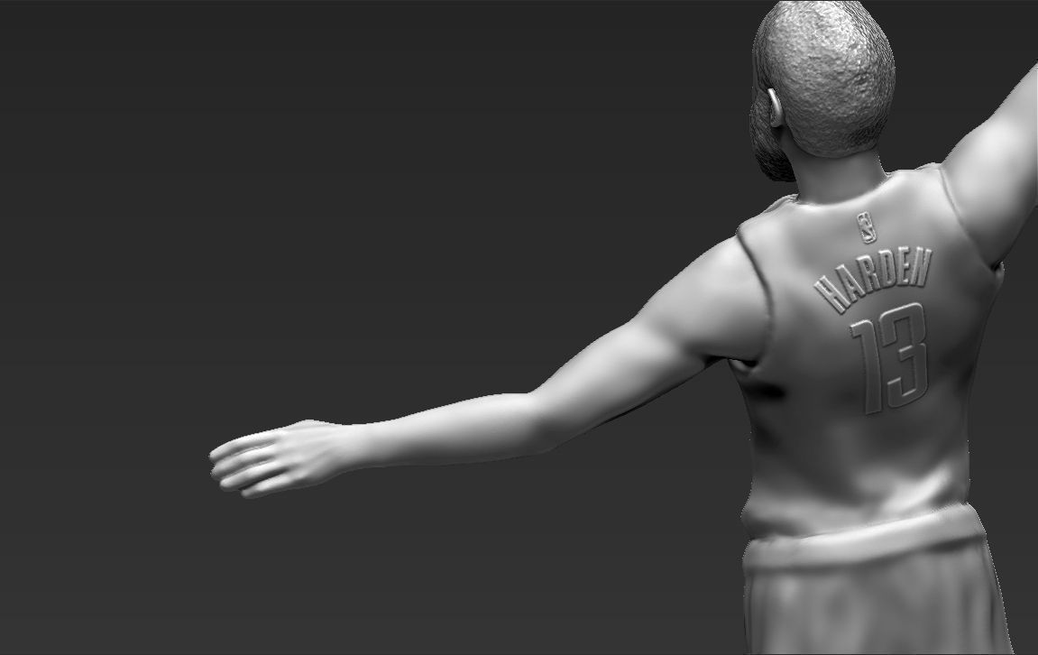 NBA Players 3D printing ready stl obj formats 3D Model Collection_51