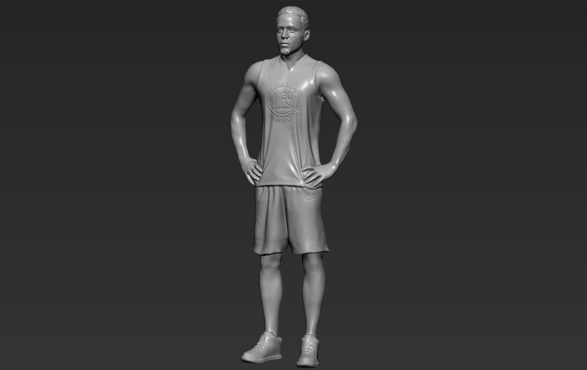 NBA Players 3D printing ready stl obj formats 3D Model Collection_53