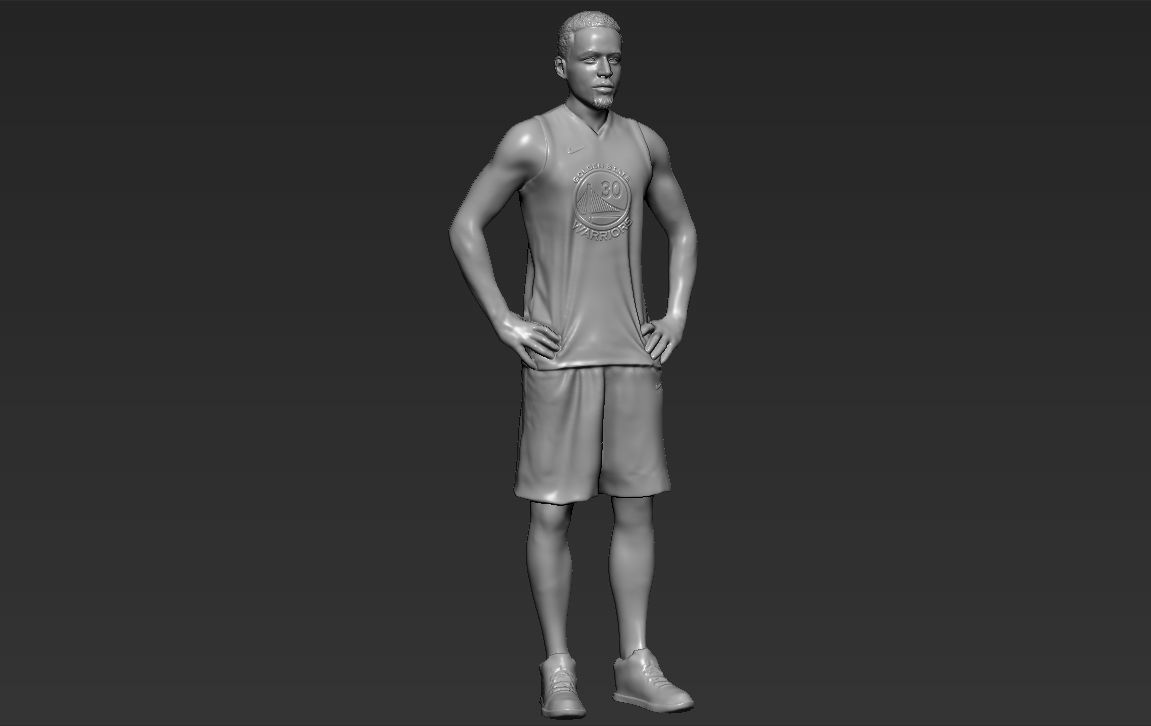 NBA Players 3D printing ready stl obj formats 3D Model Collection_57