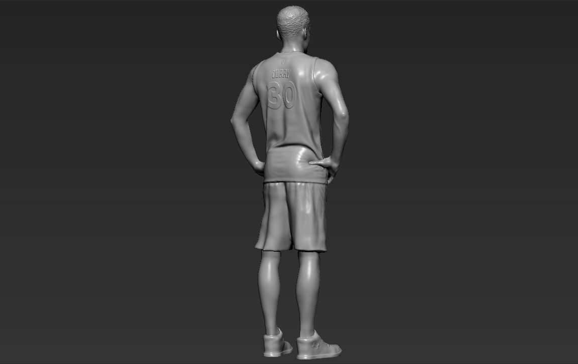 NBA Players 3D printing ready stl obj formats 3D Model Collection_58