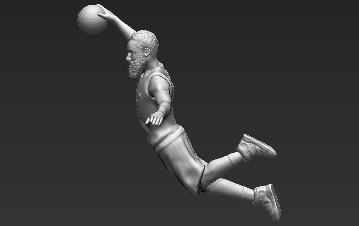 NBA Players 3D printing ready stl obj formats 3D Model Collection_49