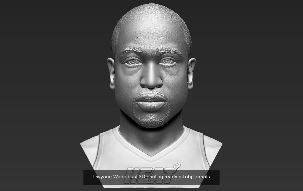 NBA Players 3D printing ready stl obj formats 3D Model Collection_6