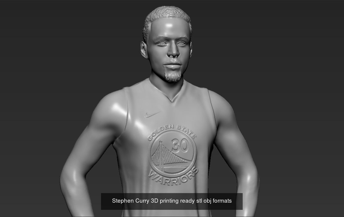 NBA Players 3D printing ready stl obj formats 3D Model Collection_19