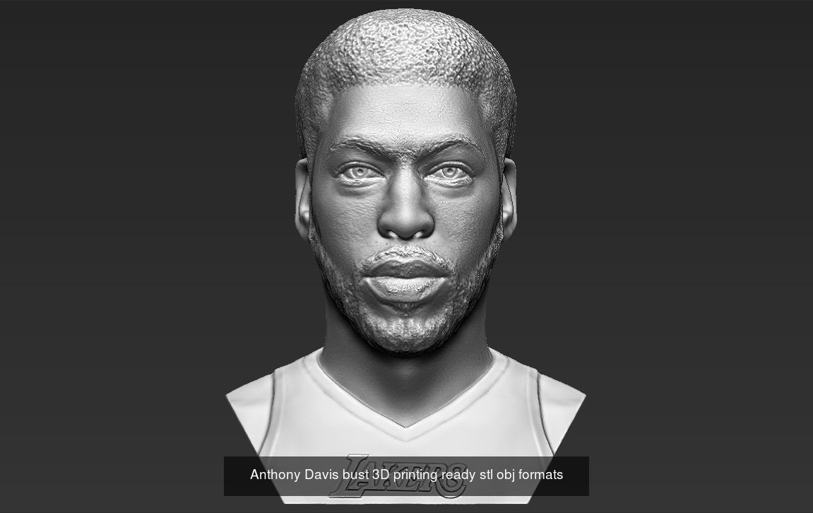 NBA Players 3D printing ready stl obj formats 3D Model Collection_13