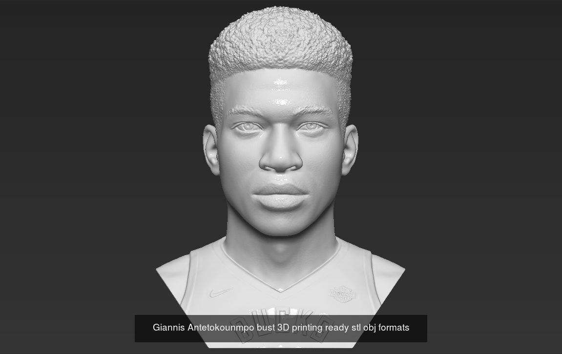 NBA Players 3D printing ready stl obj formats 3D Model Collection_12