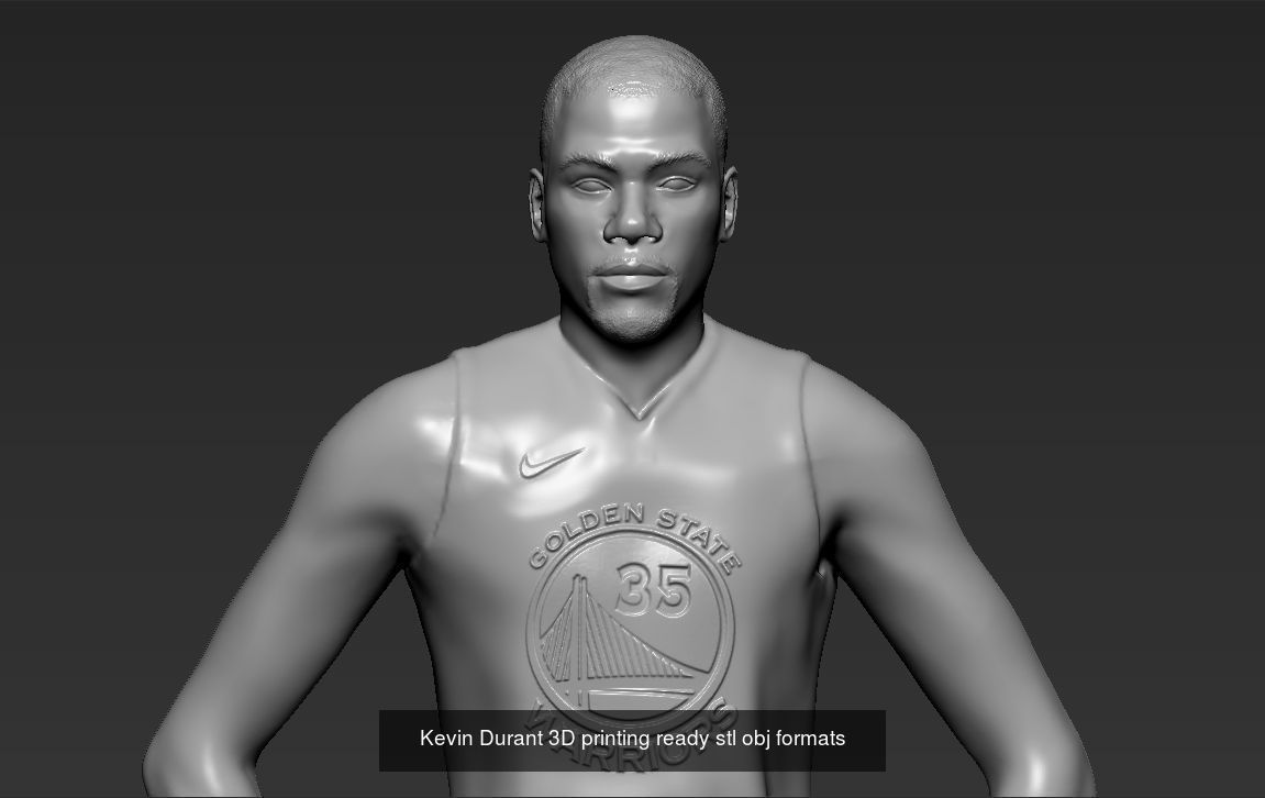 NBA Players 3D printing ready stl obj formats 3D Model Collection_21