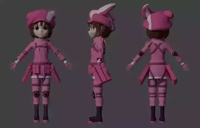 Lenn Sword Art Online alternative gun gale online