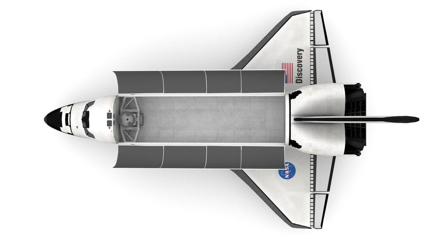 Space Shuttle Discovery 3D model_10