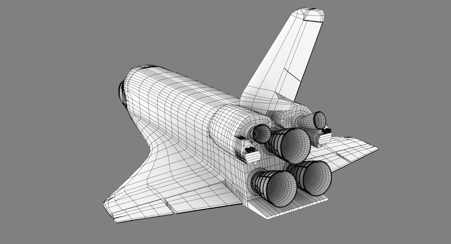 Space Shuttle Discovery 3D model_25