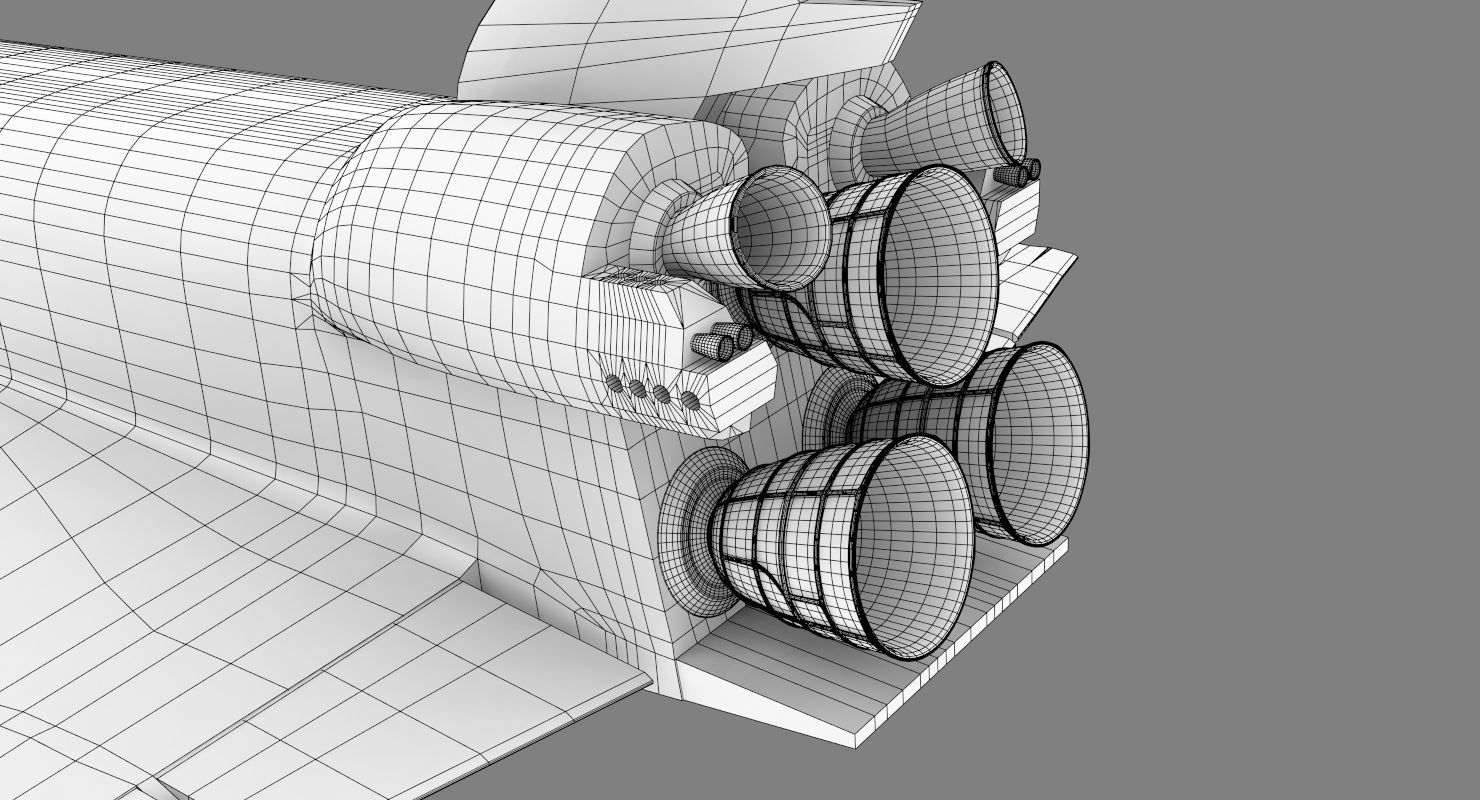 Space Shuttle Discovery 3D model_26