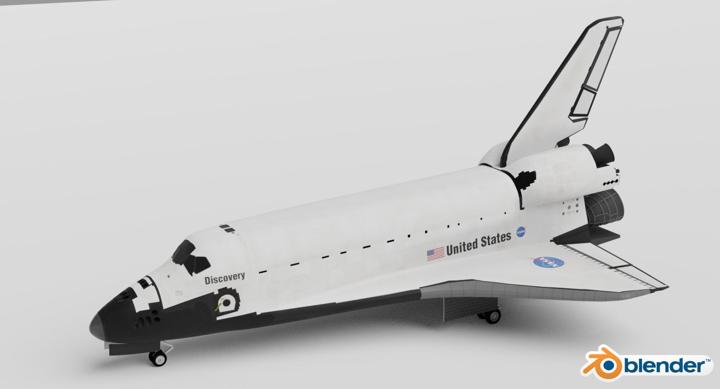 Space Shuttle Discovery 3D model_21