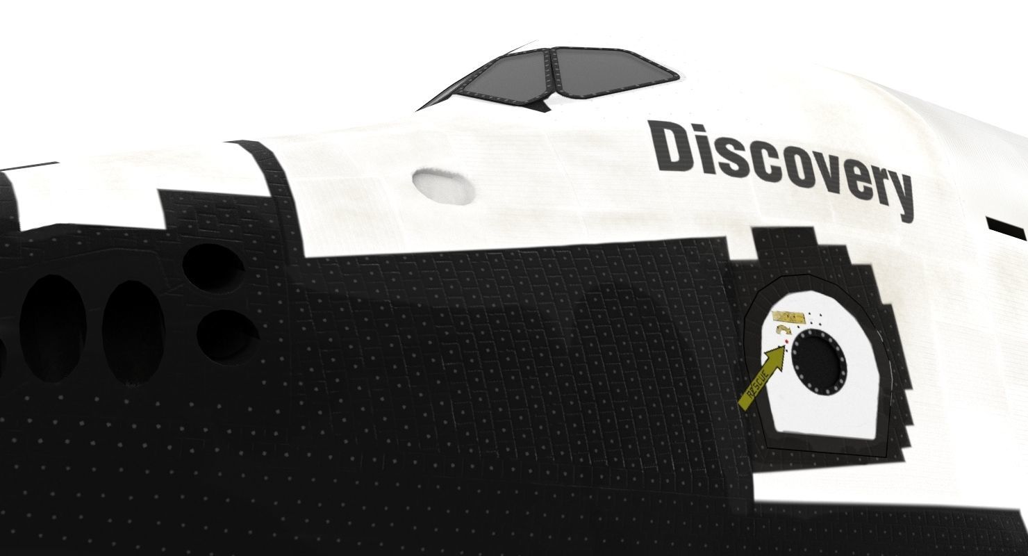 Space Shuttle Discovery 3D model_16
