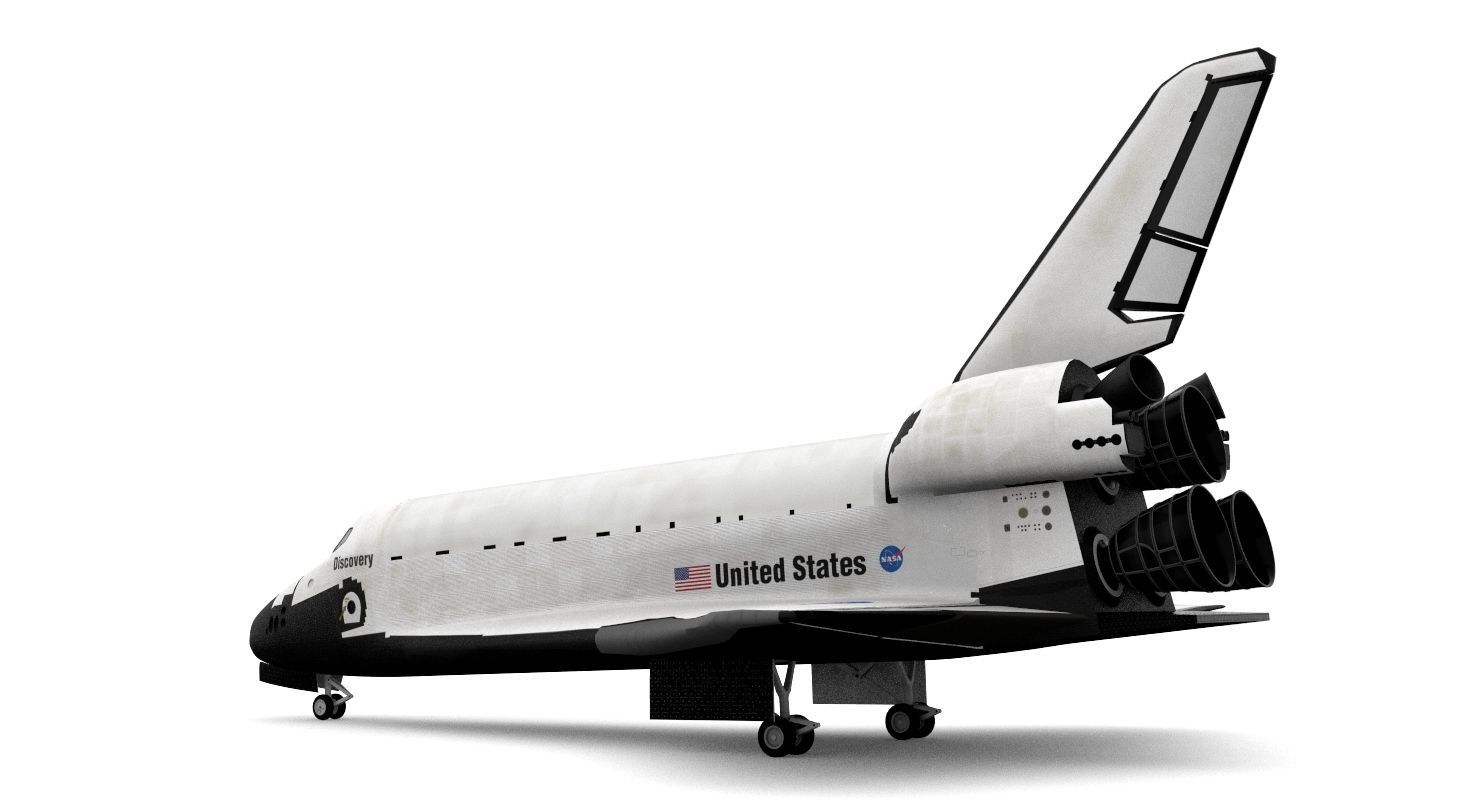 Space Shuttle Discovery 3D model_1