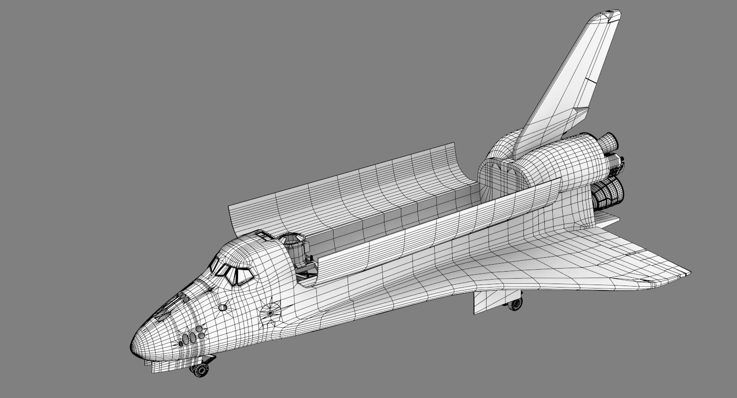 Space Shuttle Discovery 3D model_34