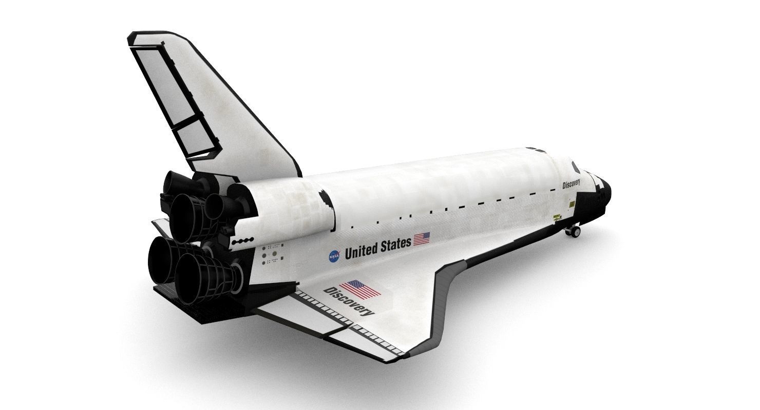 Space Shuttle Discovery 3D model_4