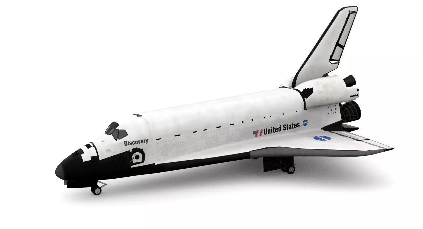 Space Shuttle Discovery 3D model_0