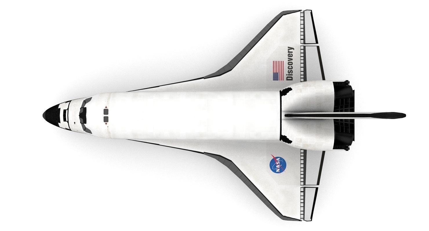 Space Shuttle Discovery 3D model_9