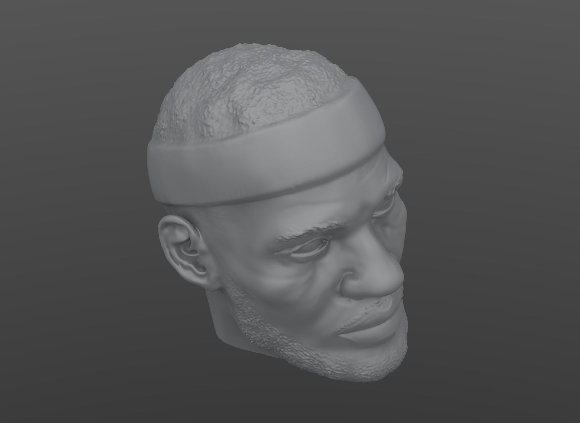 NBA Players heads 3D Model Collection_24