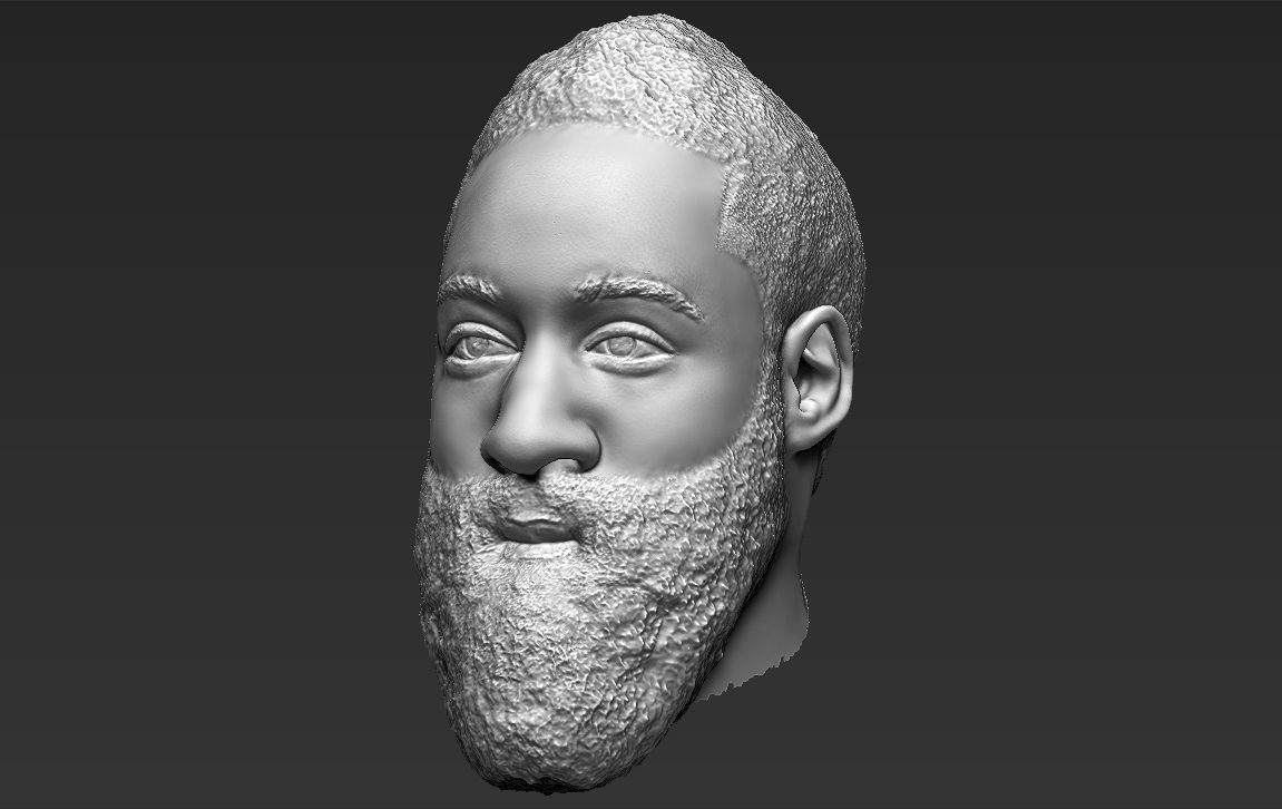NBA Players heads 3D Model Collection_62