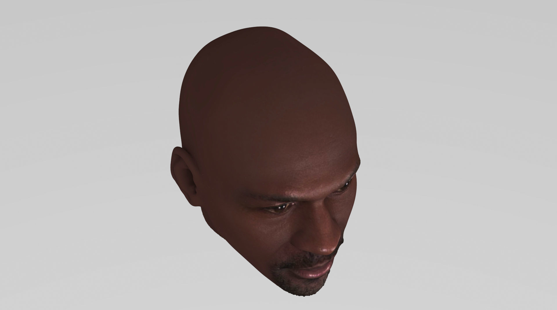 NBA Players heads 3D Model Collection_13