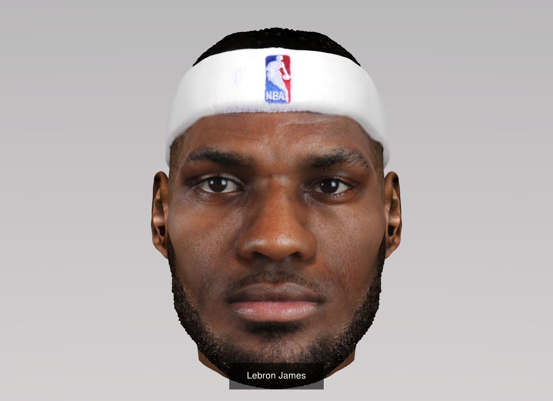 NBA Players heads 3D Model Collection_1