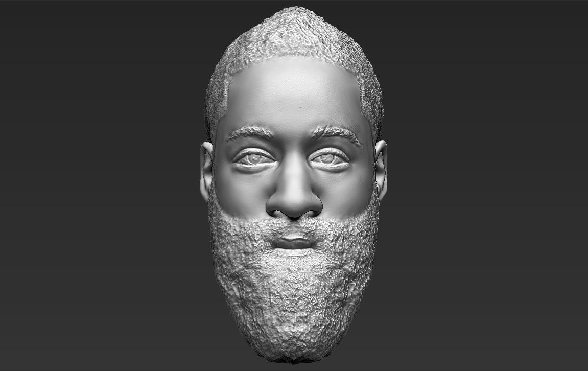 NBA Players heads 3D Model Collection_63