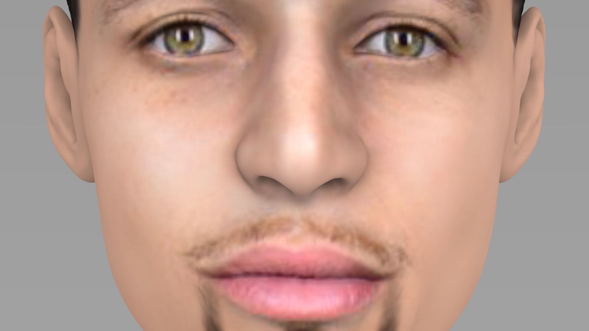 NBA Players heads 3D Model Collection_42