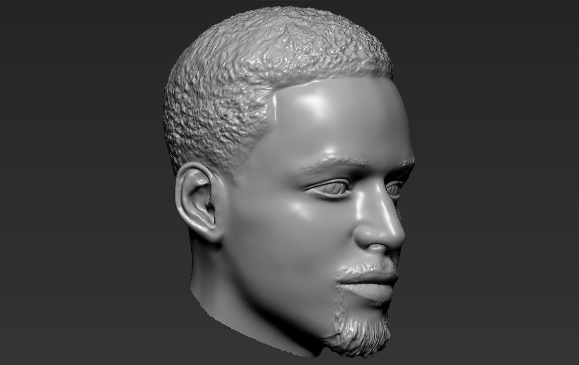 NBA Players heads 3D Model Collection_48