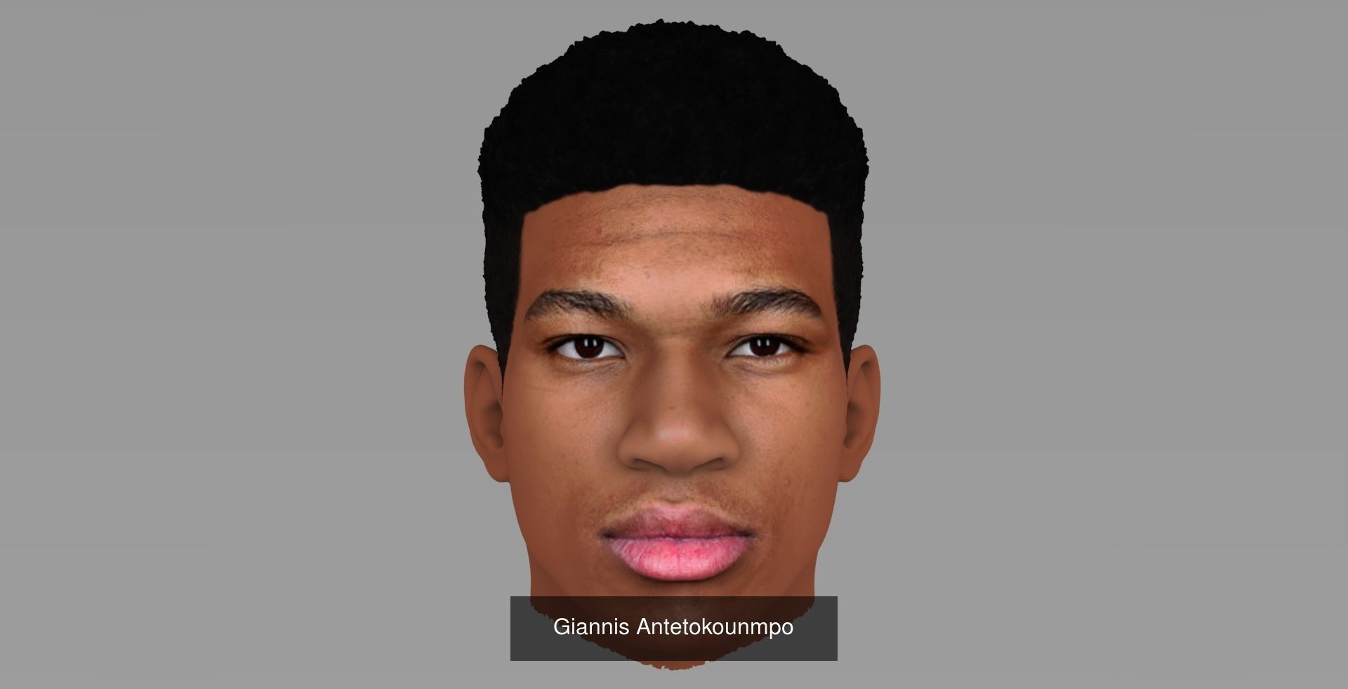 NBA Players heads 3D Model Collection_2