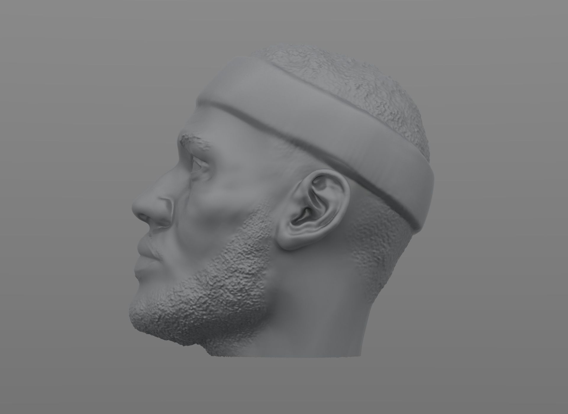 NBA Players heads 3D Model Collection_23