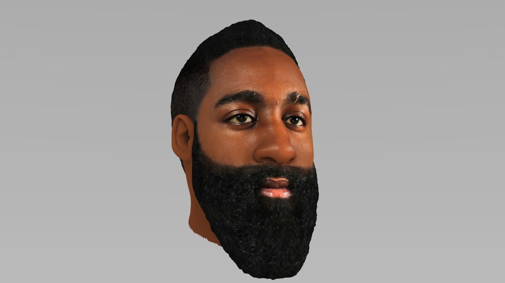 NBA Players heads 3D Model Collection_57
